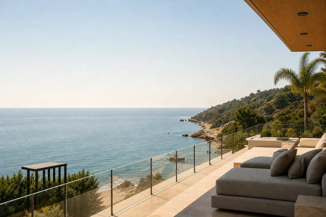 A private residence setting in the Malibu area