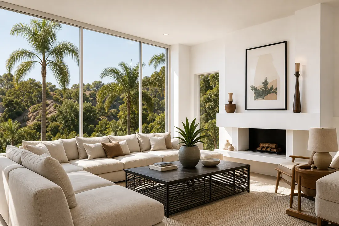 A private residence setting in the West Hollywood area